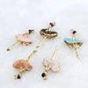 Korean-Style K Gold Alloy Ballet Dancer Pendant for DIY Bracelets