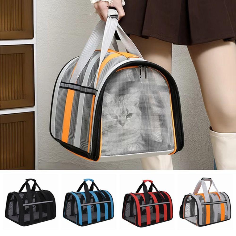 Oxford Cloth Travel Puppy Handbag Comfortable Pet Travel Bag for Cats Puppy