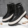 Adult High-quality Shock-absorbingAnti-skid Wear-resistant Mid Top Fashion Trend Cotton Shoes Snow Boots Men's Shoes