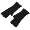Winter Hand Gloves Soft Warm Gloves Stretchy Fingerless Mittens With Thumb Hole