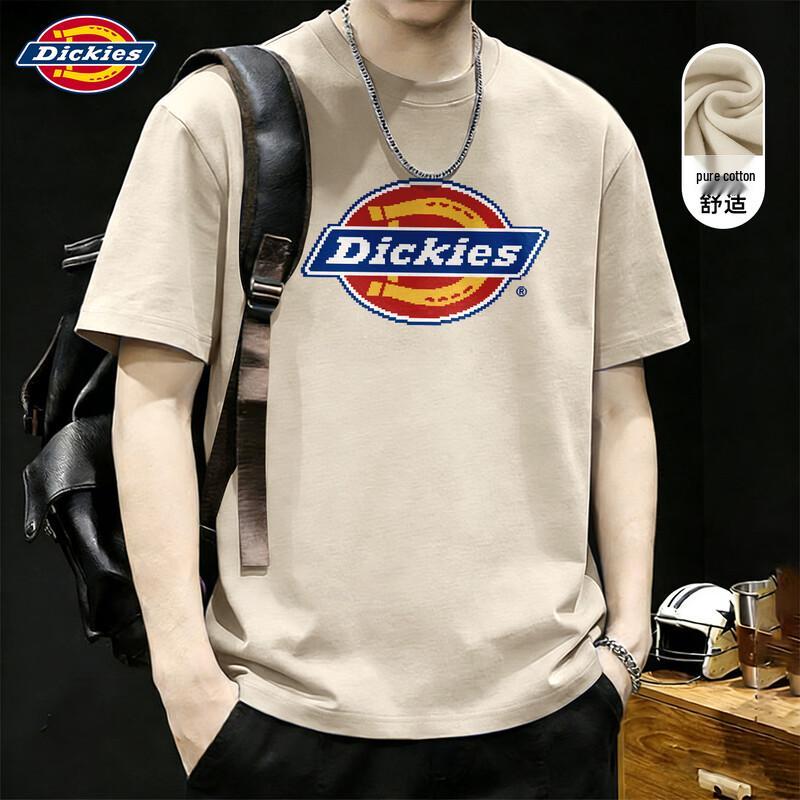 Dickies Men s 2026 Summer Loose Fit Pure Cotton Short Sleeve T-Shirt M