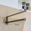 Kitchen Storage Organization Paper Towel Rack Over the Cabinet Kitchen Paper Towel Metal Holder No Drill Metal Space Saving Tool