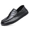 2025 new Doudou shoes men's shoes loafuchao shoes men's Korean version versatile one-pedal driving casual leather shoes
