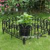 European-Style Plastic Garden Fence - Insertable Pastoral Picket Enclosure
