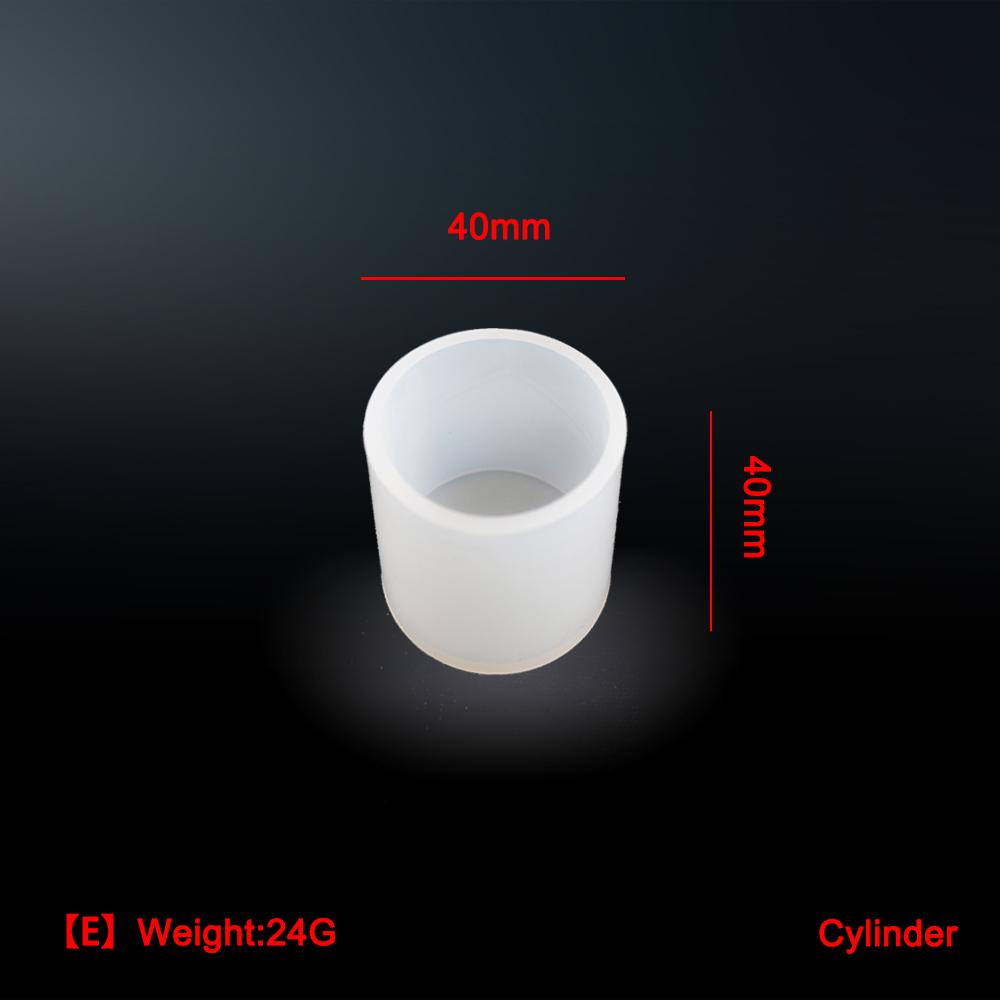 1PC 10 Style Cylindrical Hexagon Silicone Mold DIY Epoxy Resin Casting Mould UV Candle Home Decoration Jewelry Making Tools