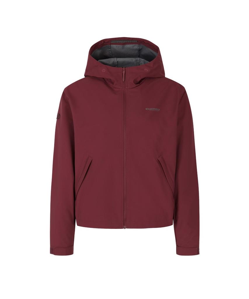 Discovery Expedition Women'S Vertex 3L Brush-Bonded Jacket (Burgundy)