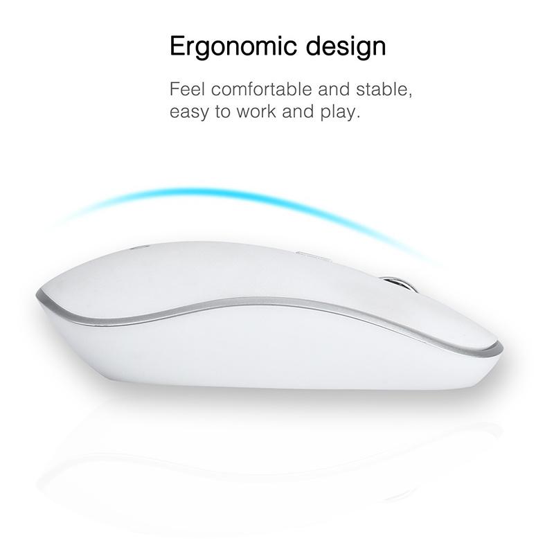 Jomaa 2.4G Wireless Keyboard and Mouse Combo Mini Multimedia Full-size Keyboard Mouse Set For Computer Notebook Laptop Desktop