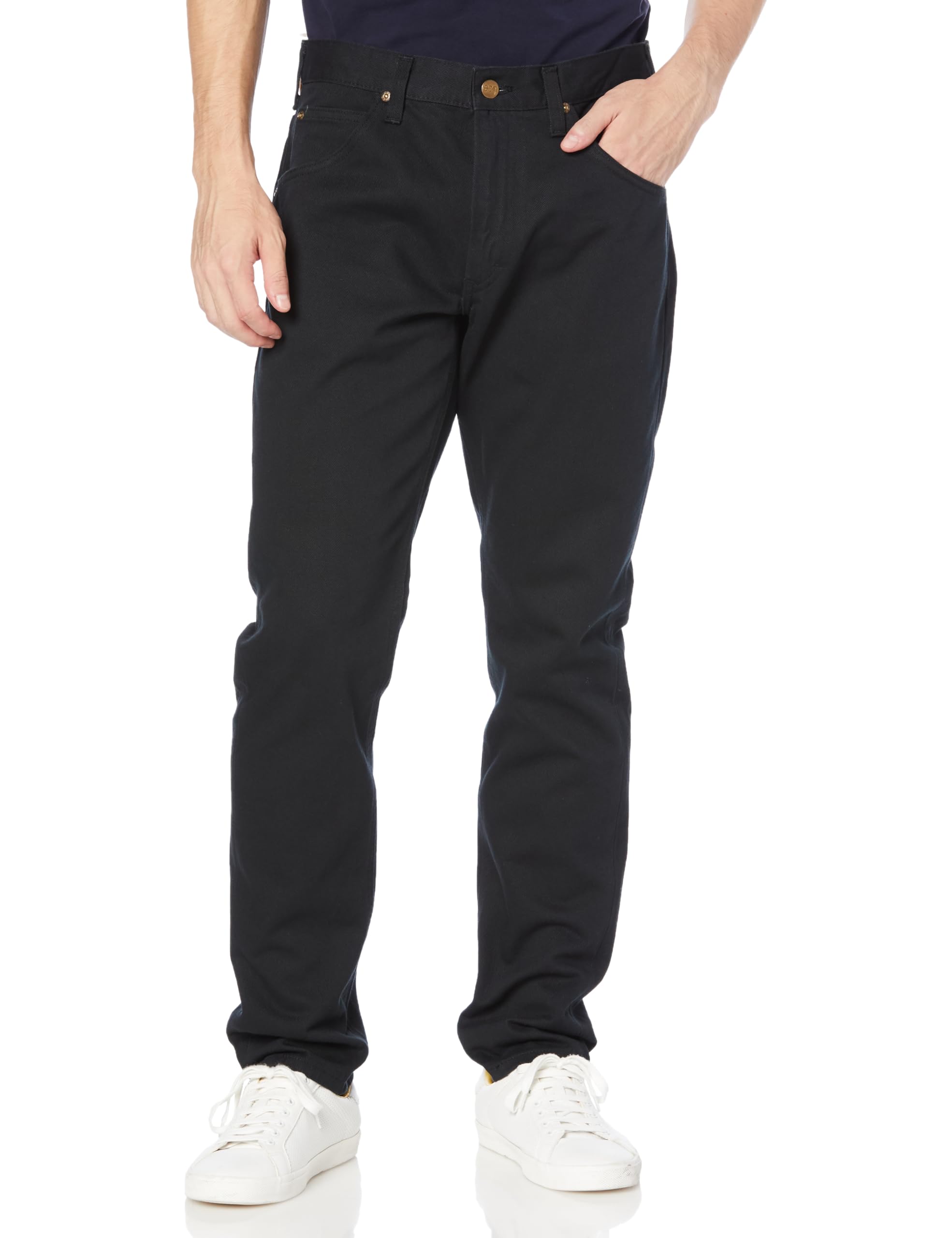 

Lee AMERICAN RIDERS 203 Зауженные джинсы из черного денима, брюки, мужские, чёрный