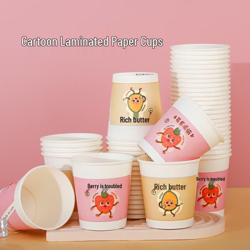 Penguin Tuan Tuan Cartoon Disposable Paper Cups