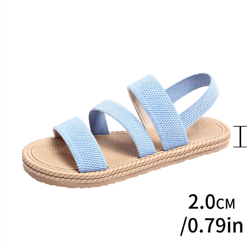 

Wish Sandals Women s Summer Flat Beach Sandals 43 світло-синій колір