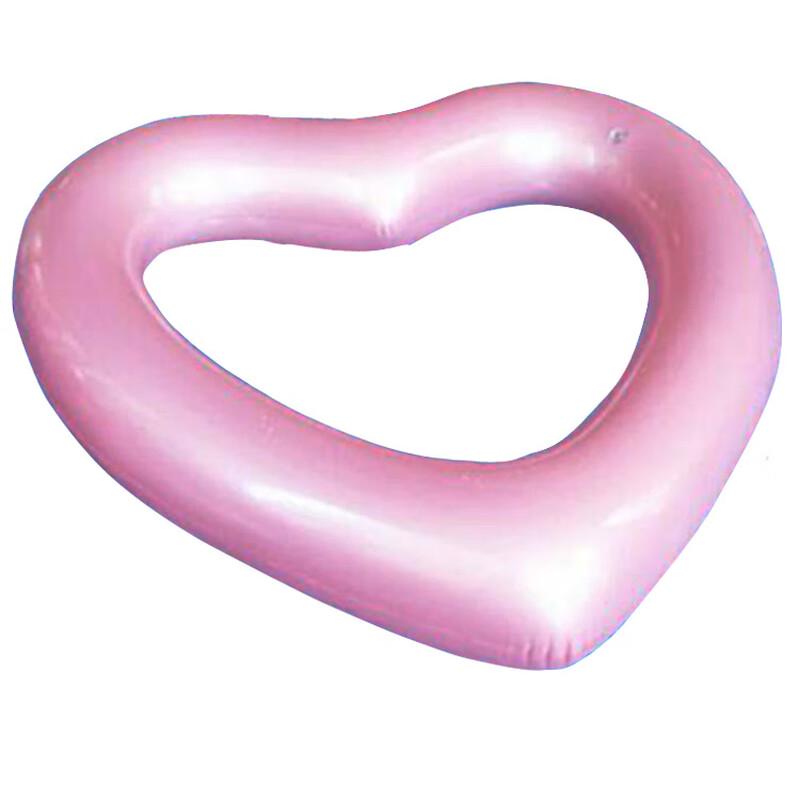 Adult Heart-Shaped Inflatable Swimming Ring