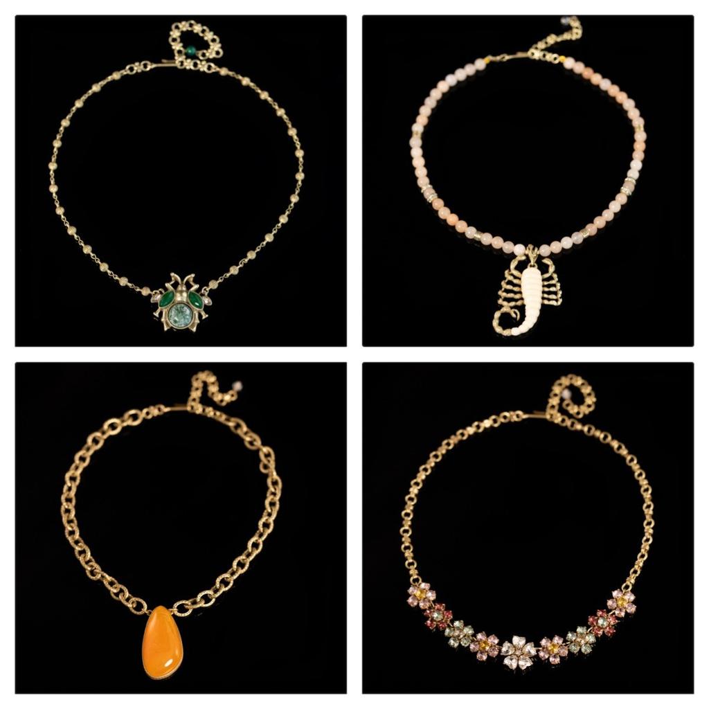 Mittelalterlich Vintage25 Herbst Halskettenkollektion Temperament Hoher Sinn Damen Halskette Gestapeltes Tragen Neu