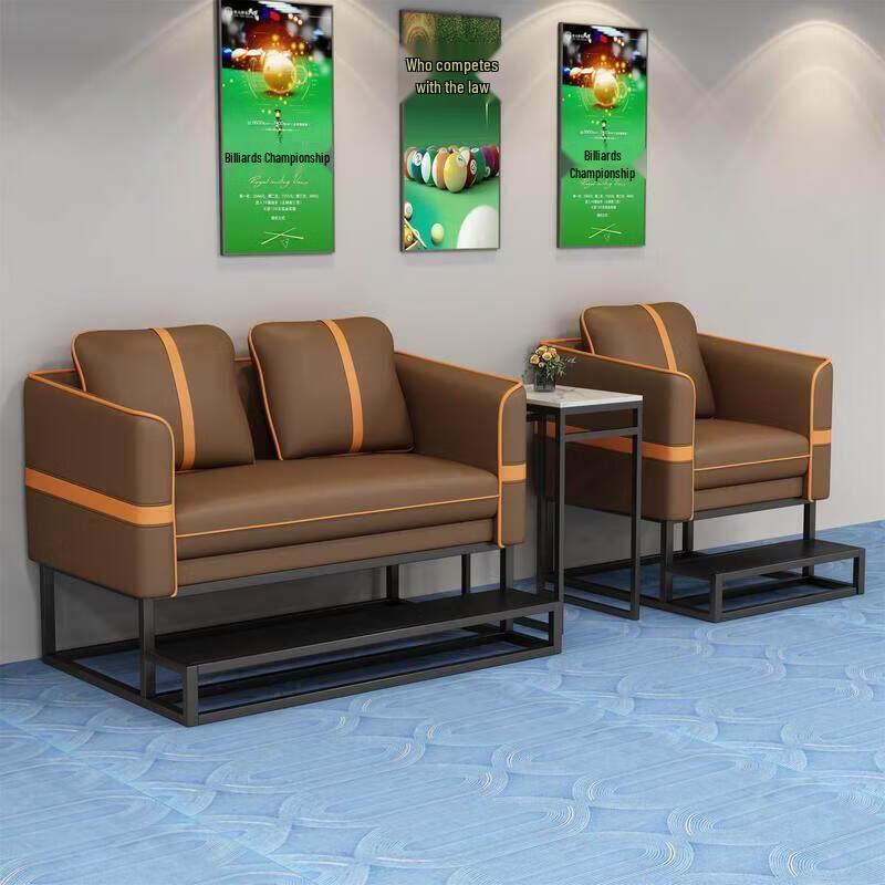 Premium Grey Single Sofa for Billiard Clubs