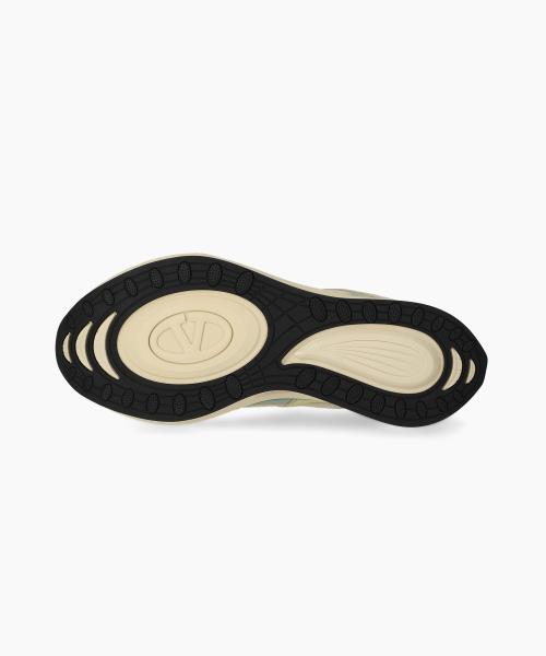 Valentino V-Logo Easy Jog Low-Top Sneakers - Beige:Parrot:Lime Sherbet 5Y2S0I25FWSZGWFW24