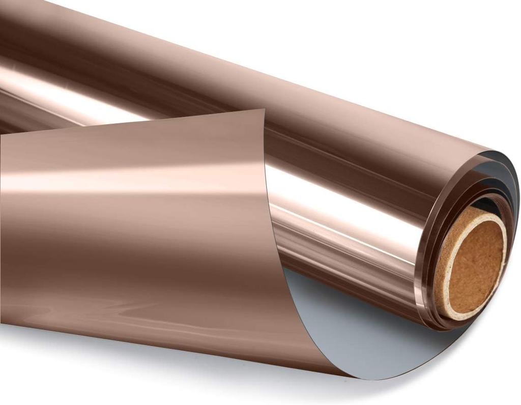 One Way Window Privacy Film, Heat Control UV Blocking Reflective Mirror Window Tint for Home, Adhesive Self  Window Stickers