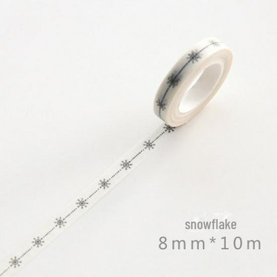 Мини-лента «ваши»: Практичное украшение с узкими краями для блокнотов и коллажей.