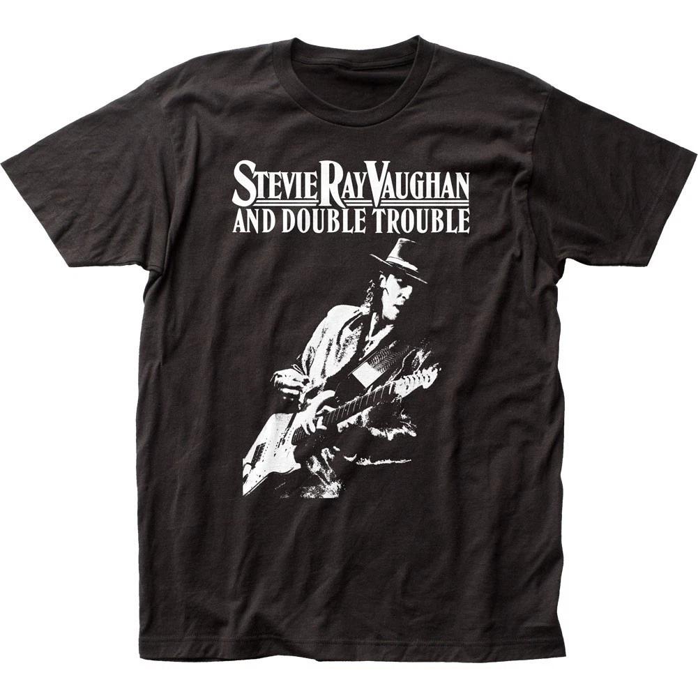 Stevie Ray Vaughan Live Alive Mens T T-Shirt Music Classic Concert Band Tee Black M