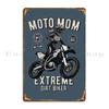Moto Mom Extreme Dirt Biker Metal Plaque Poster Wall Custom Customize Printing Sign Personalized Tin Sign Poster