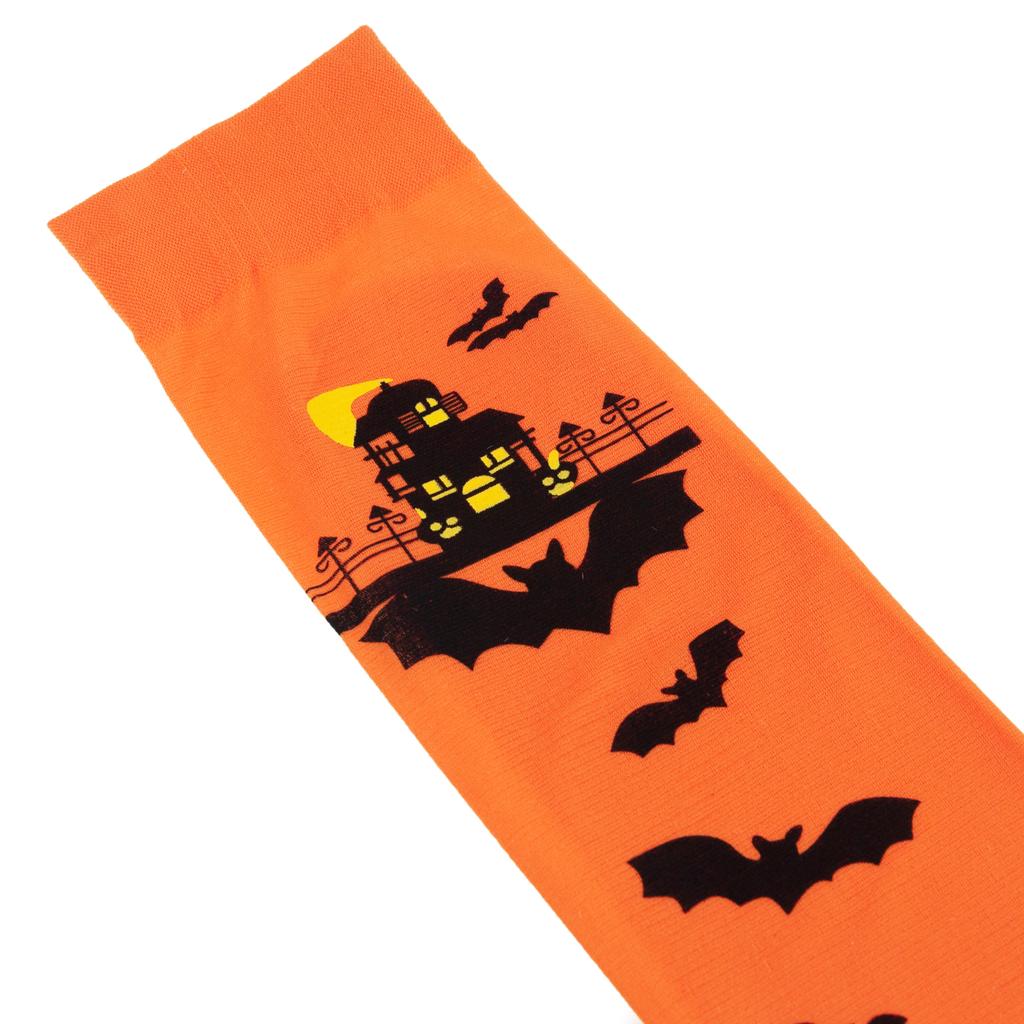 Hanging decoration for door or window, paper, orange, pumpkins, Halloween theme, set of 3 pumpkins