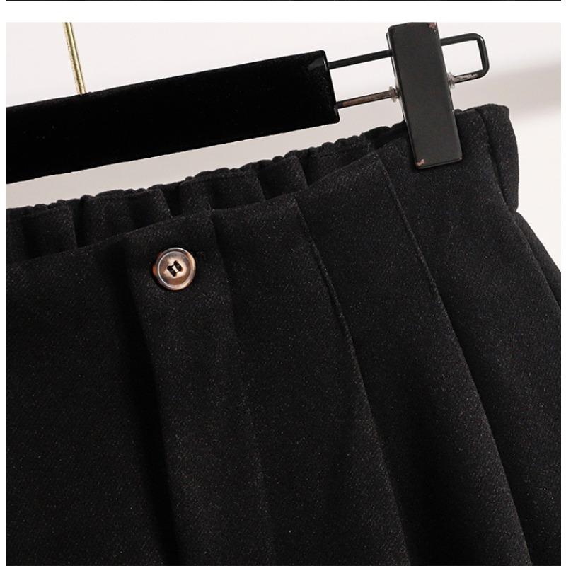 DIMANAF 2025 Autumn Winter Women Plus Size Pants New Fashion Lady Long Pants Oversized Loose Bottoms Thick