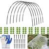 Zestaw pałąków do szklarni do samodzielnego montażu podwyższonych grządek z klipsami Pałąk ogrodowy do uprawy pod siatką