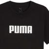 Puma Breathable Comfortable Skin-Friendly Round Neck Versatile Short Sleeve T-Shirt Men Tops Black 690237-01