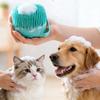 Silikon Haustier Badebürste Massage Shampoo Spender Pflege Reinigungs Werkzeug für Hund Katze Hundebadebürste Haustier Massagebürste