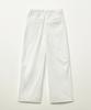 Seteo Curved Parachute Pants White