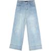 Jeans Larghi Corti con Bordo Grezzo Lavato da Donna Betu 2503T87