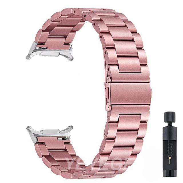 Metal Strap For Samsung Galaxy Watch Ultra LTE 47mm Band Stainless Steel Strap For Samsung Watch 7 44mm 40mm Wristband Correa