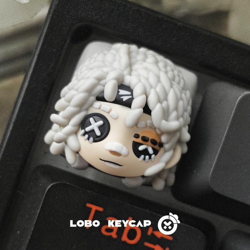 Identity V Artisan Keycap Resin Custom Cute Anime Character Personalized Keyboard Cap for Mechanical Keyboard Accessories Gifts