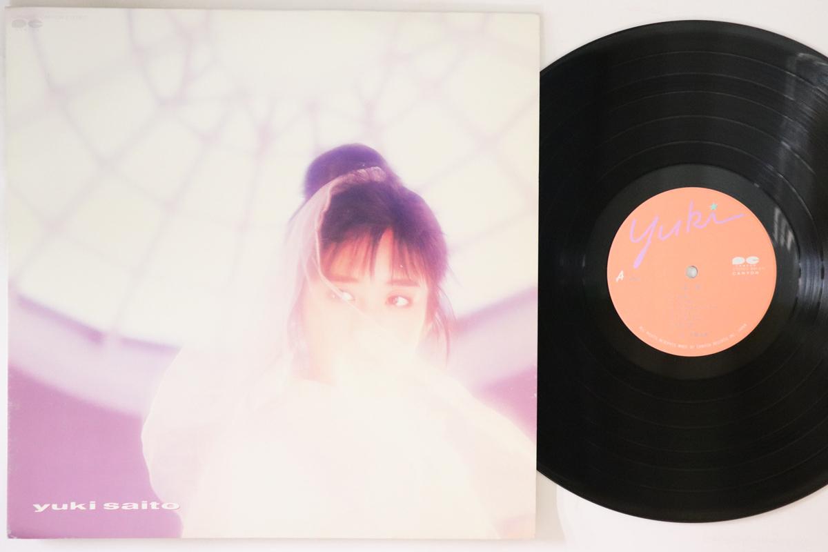 

LP Record YUKI SAITO - Fuum C28A0562 CANYON 1987 Japan Japanese Pop/Rock Used