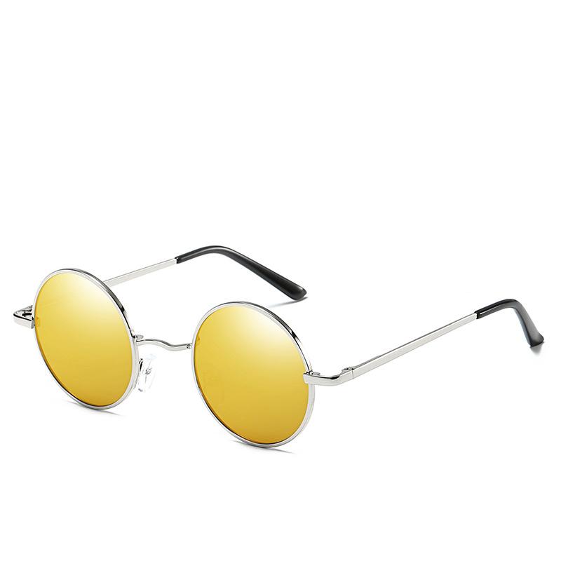 Fashionable Polarized Sunglasses, Fashionable Prince Glasses, Anti-UV Sunglasses, Round Glasses
