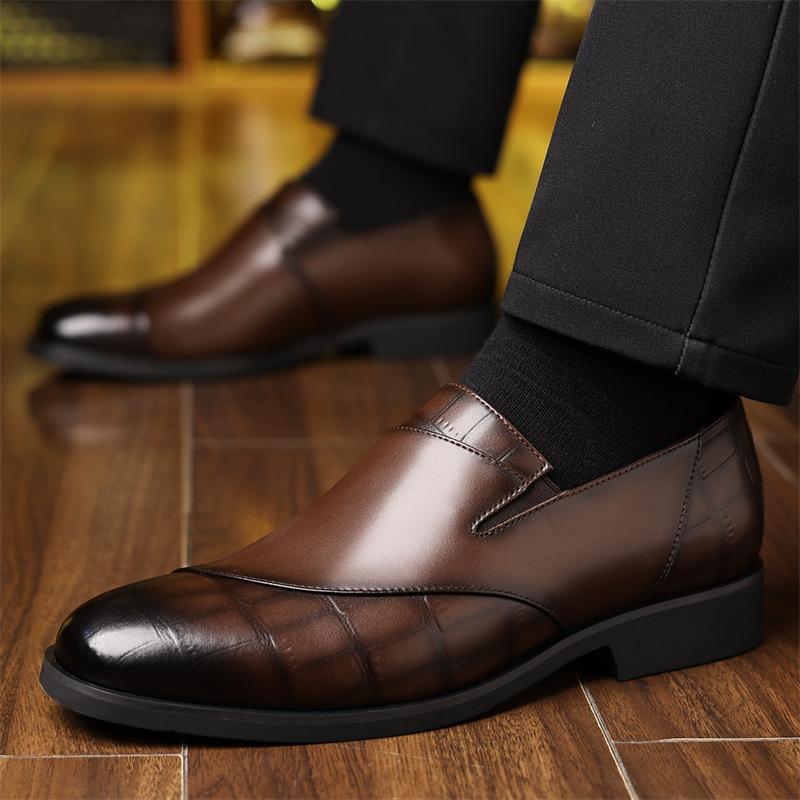 Big Size Business Casual Dress Shoes for Men Spring Autumn New Designer Shoes Male Solid Color Fashion Loafers Man