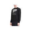 Puma Casual Sport Printed Crew Neck Sweatshirt Men Tops Black 585272-01