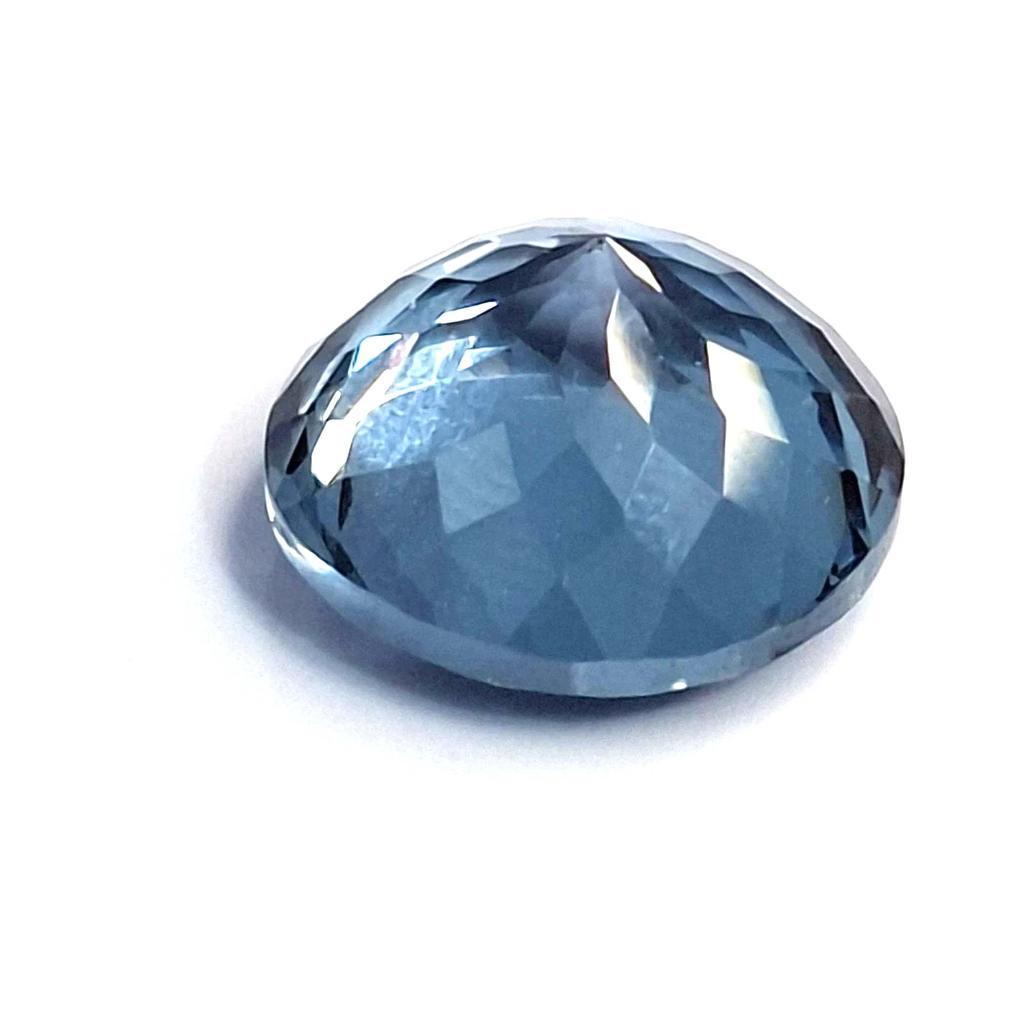 Blue Aquamarine Natural 10-12 Ct Round Cut Stunning Certified Loose Gemstone