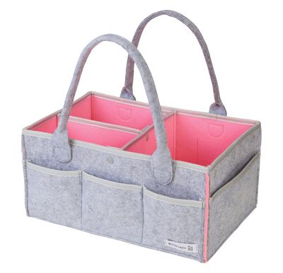 WhiteLapin Diaper Storage Case with Toy Storage No Gift Co., Ltd. (Pink, Box)