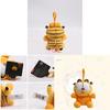 Garfield Plush Keychain With Super Soft Short Plush For Animal Collectors