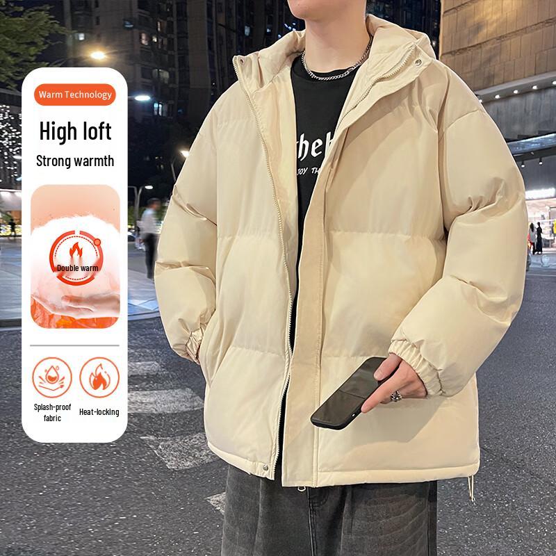 

VUUG Мужская зимняя куртка с капюшоном и утеплителем XL