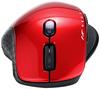 Buffalo Wireless BlueLED 5-Button Neofit Mouse, Small, Red (BSMBW515SRD)
