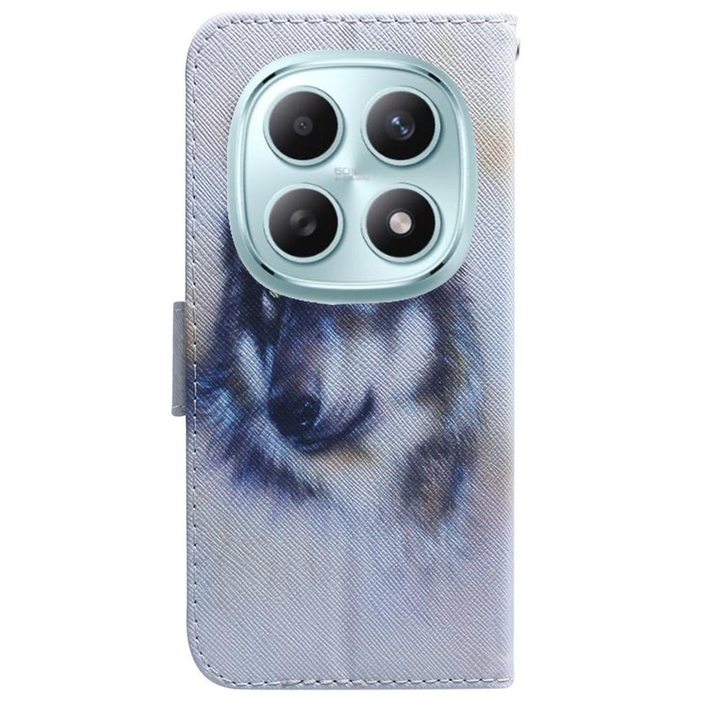 Dla Xiaomi Poco M8 5G/Redmi Note 15 5G (Światowy) Etui portfelowe z nadrukiem wzoru, skórzane etui na telefon