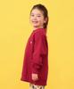 Lee Sweatshirt with Logo Back Sizes Kids' D.RED Print, 110cm-150cm