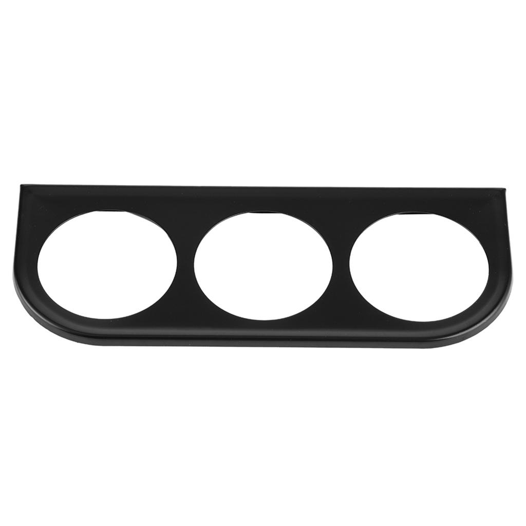 52mm/2in 3-Hole Triple Instrument Panel   Gauge Mounting Bracket Car Dashboard Meter Iron Holder