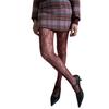 Women Vintage Hollowed Out Fishnet Pantyhose Stockings Japanese Aesthetic Exotic Patterned Sheer Mesh Tights Leggings