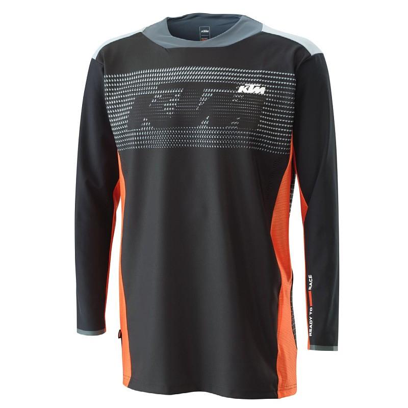 Heren Mountainbike Fietsjersey Lange Mouw Sneldrogend Ademend Trail Rijden Top Buitensporten