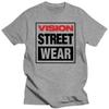 Ny 100% bomull Herr Visuell Street Wear T-shirt Visuell Street Wear T-shirt Enfärgad vintage sommartopp lämplig för herr-T-shirts