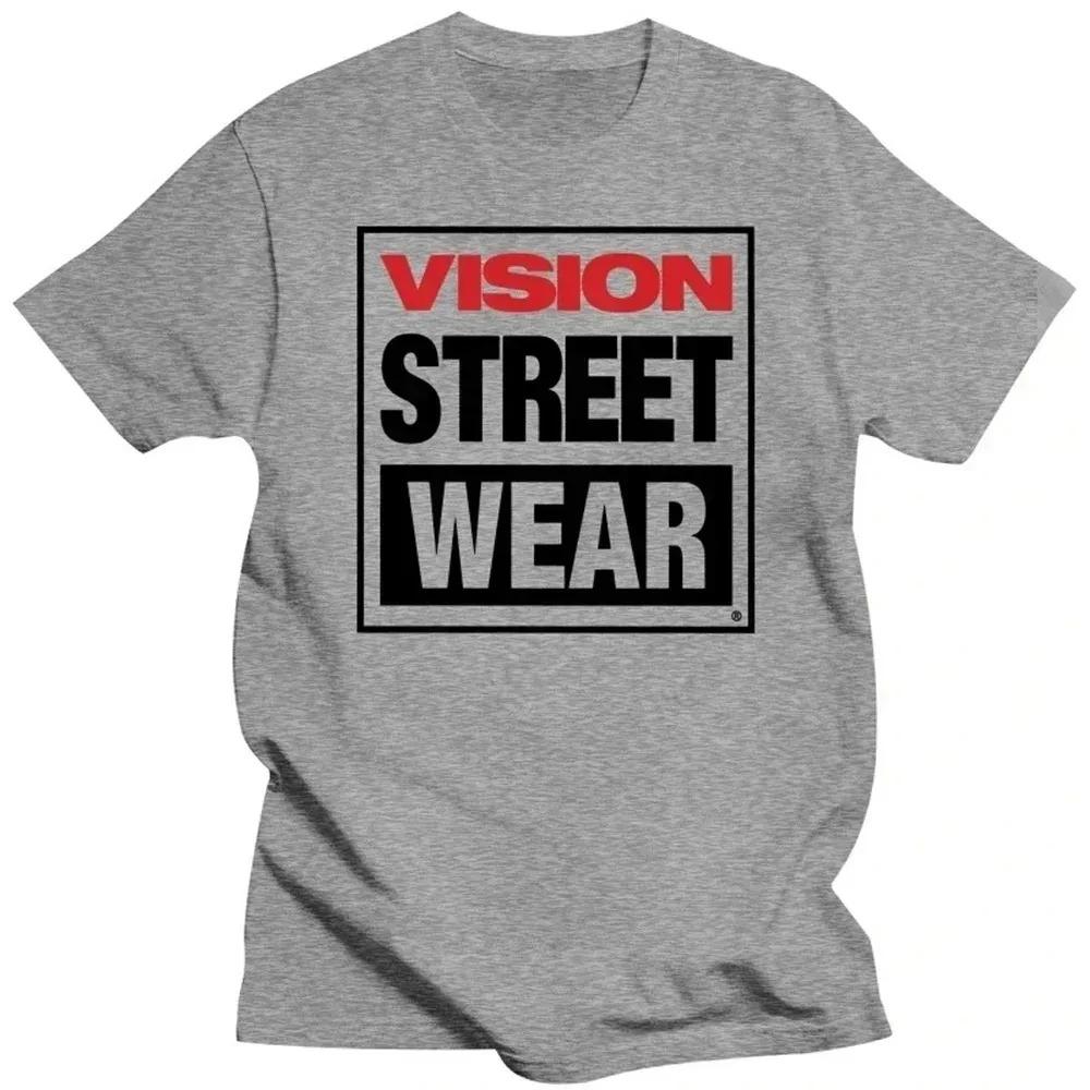 Ny 100% bomull Herr Visuell Street Wear T-shirt Visuell Street Wear T-shirt Enfärgad vintage sommartopp lämplig för herr-T-shirts