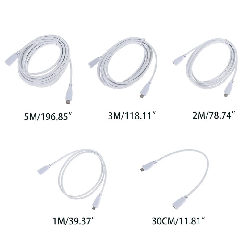 USB-C 2.0 Extension Cable,USB-C 2.0 Type C Male to Female Fast Charge Extender Great Performance