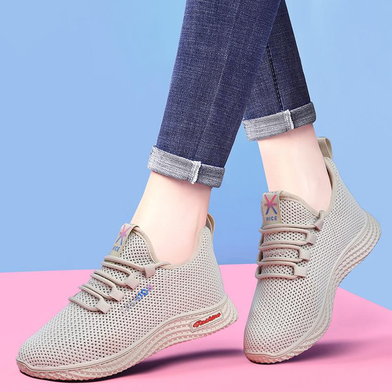 Sneakers women's 2025 summer new women's shoes breathable mesh casual shoes versatile small red shoes lightweight running shoes women