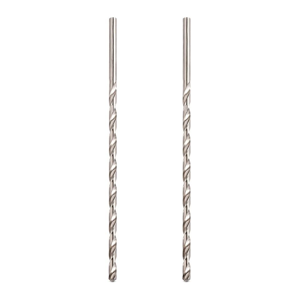 2PCS High Speed Steel Twist Drill Bits 6mm Diameter HSS Drill Bits Auger Drill Bits For Woodwork